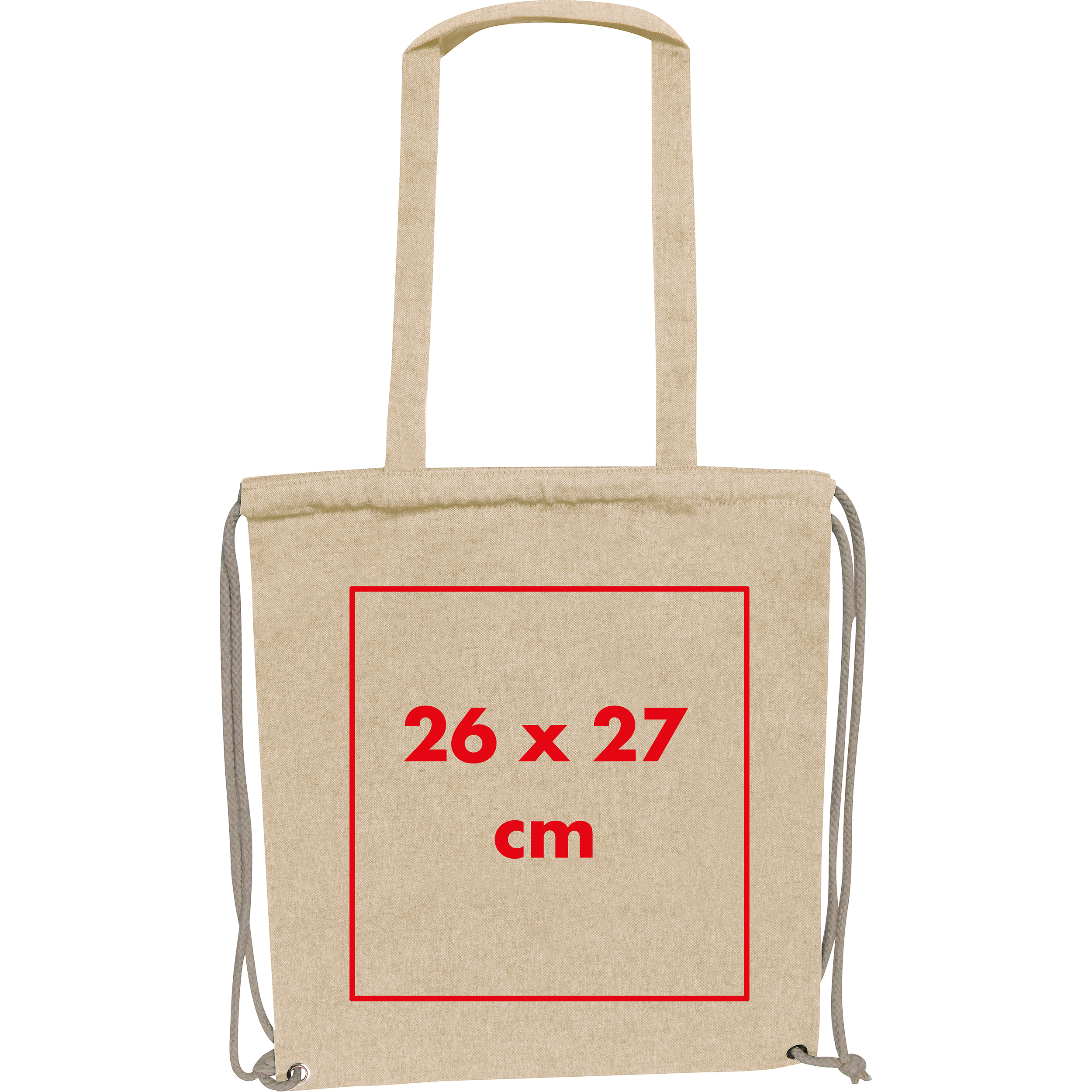 Vue 4 de Sac en coton recyclé Addison