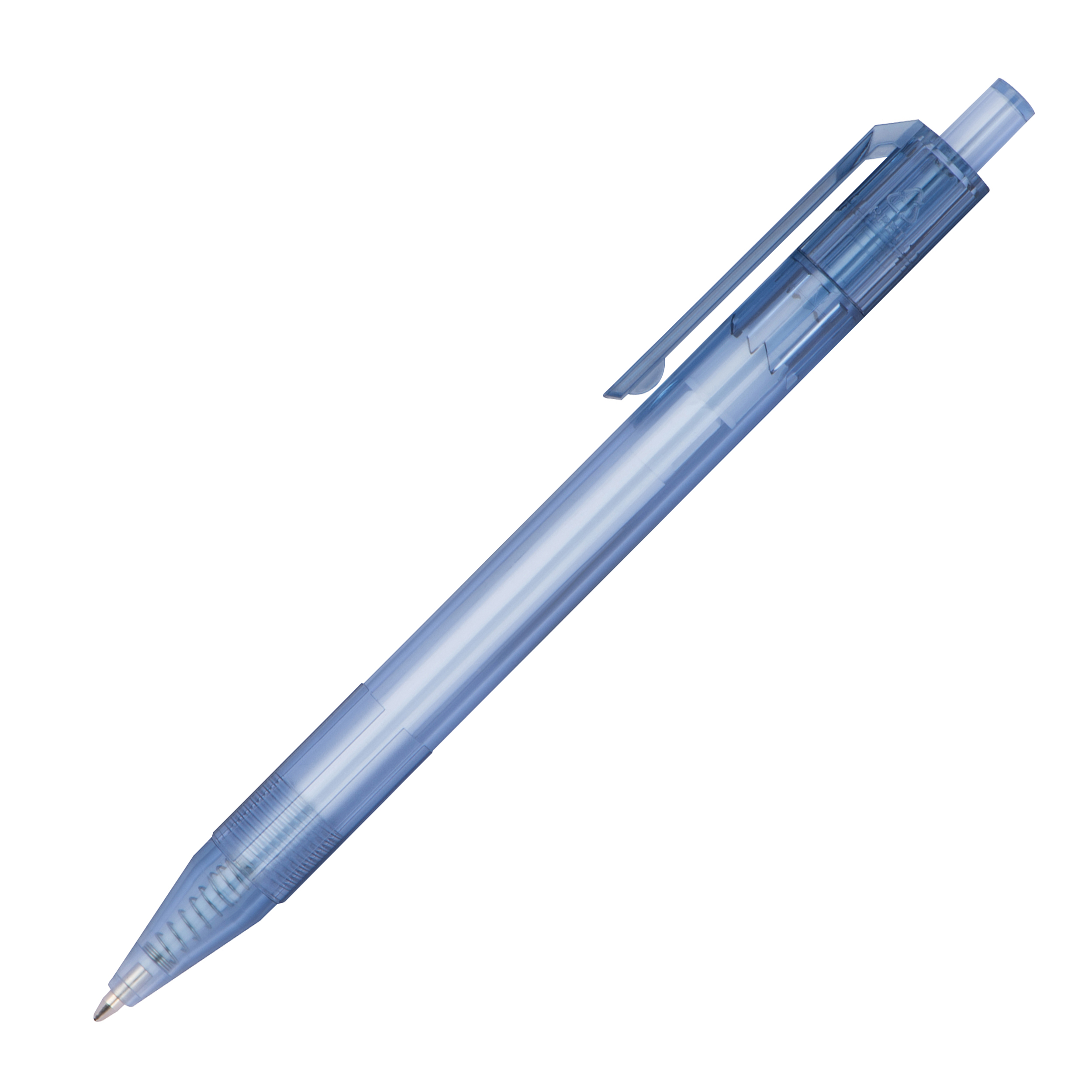 Vue 2 de Stylo à bille transparent Glasgow