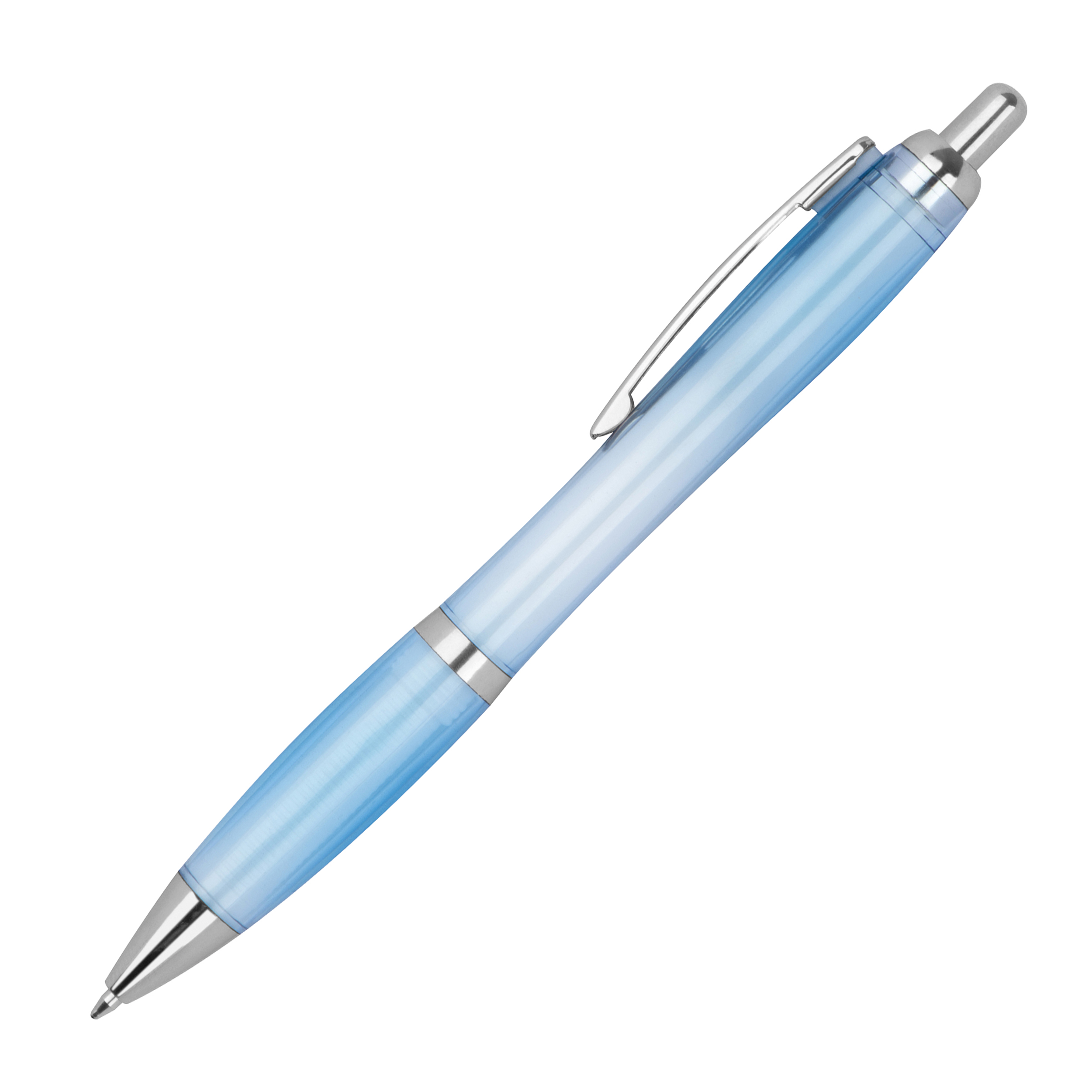 Vue 2 de Stylo à bille transparent Alken