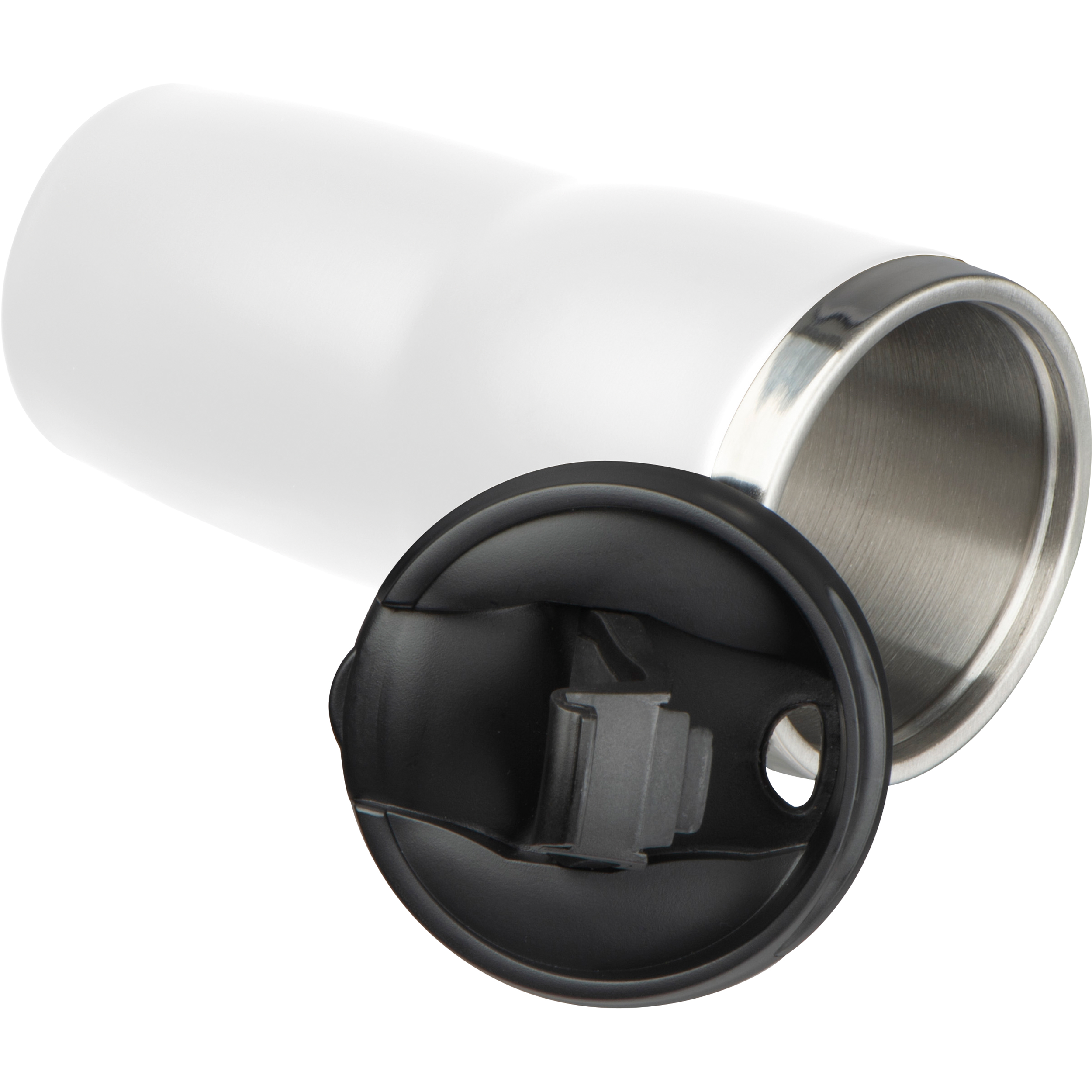 Vue 2 de Mug isotherme blanc Zadra