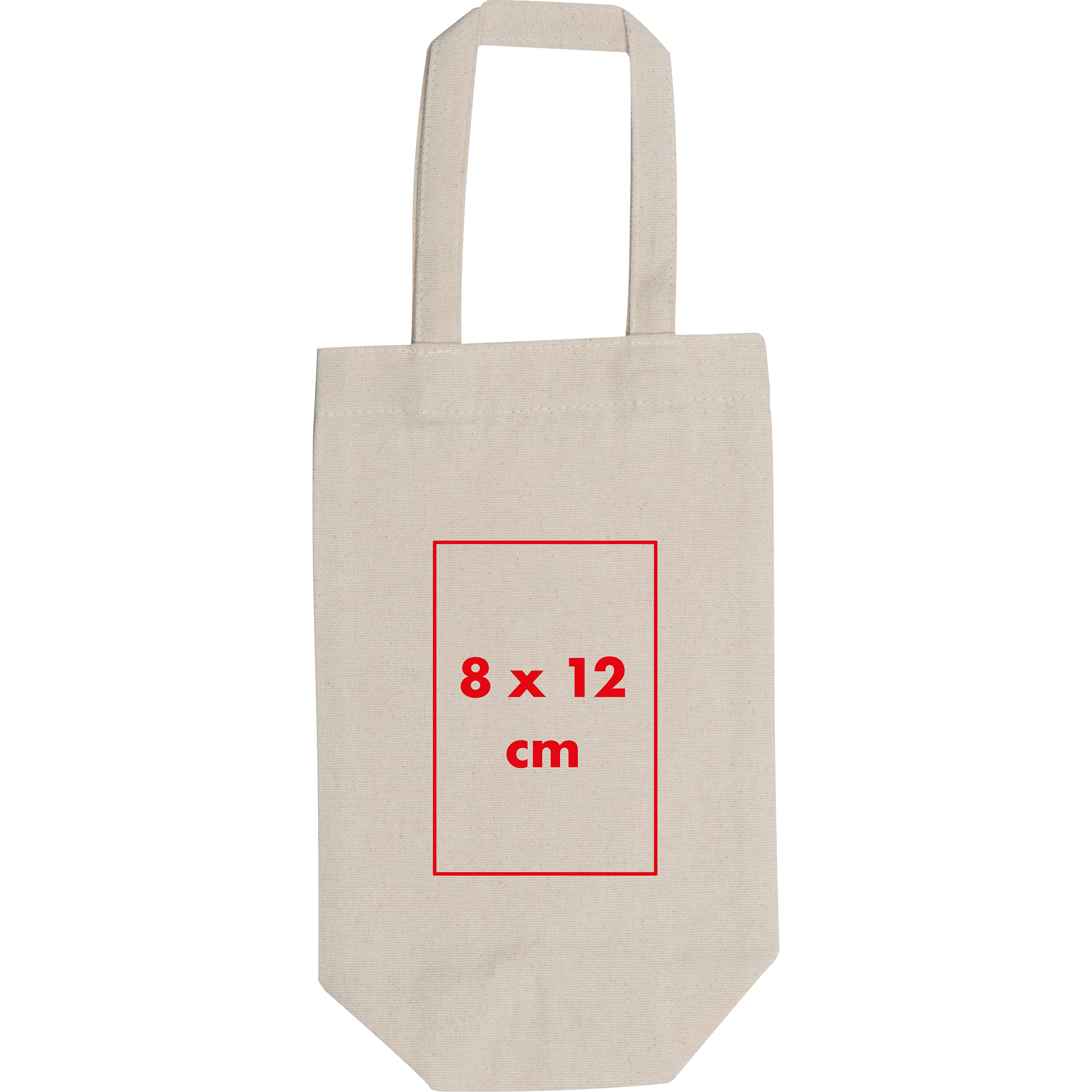 Vue 3 de Sac à vin en coton Nice