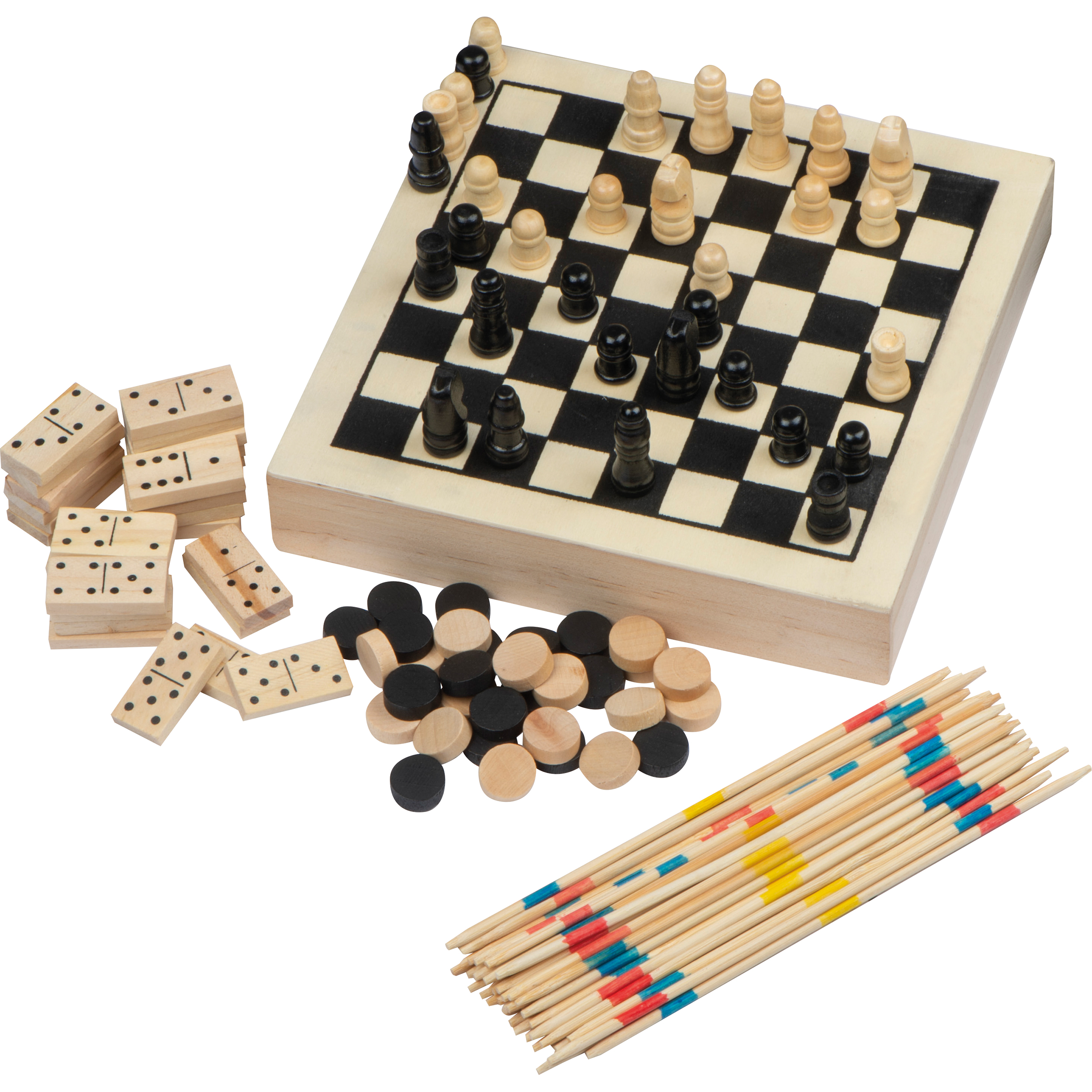 Vue 3 de Collection de jeux en bois Riga