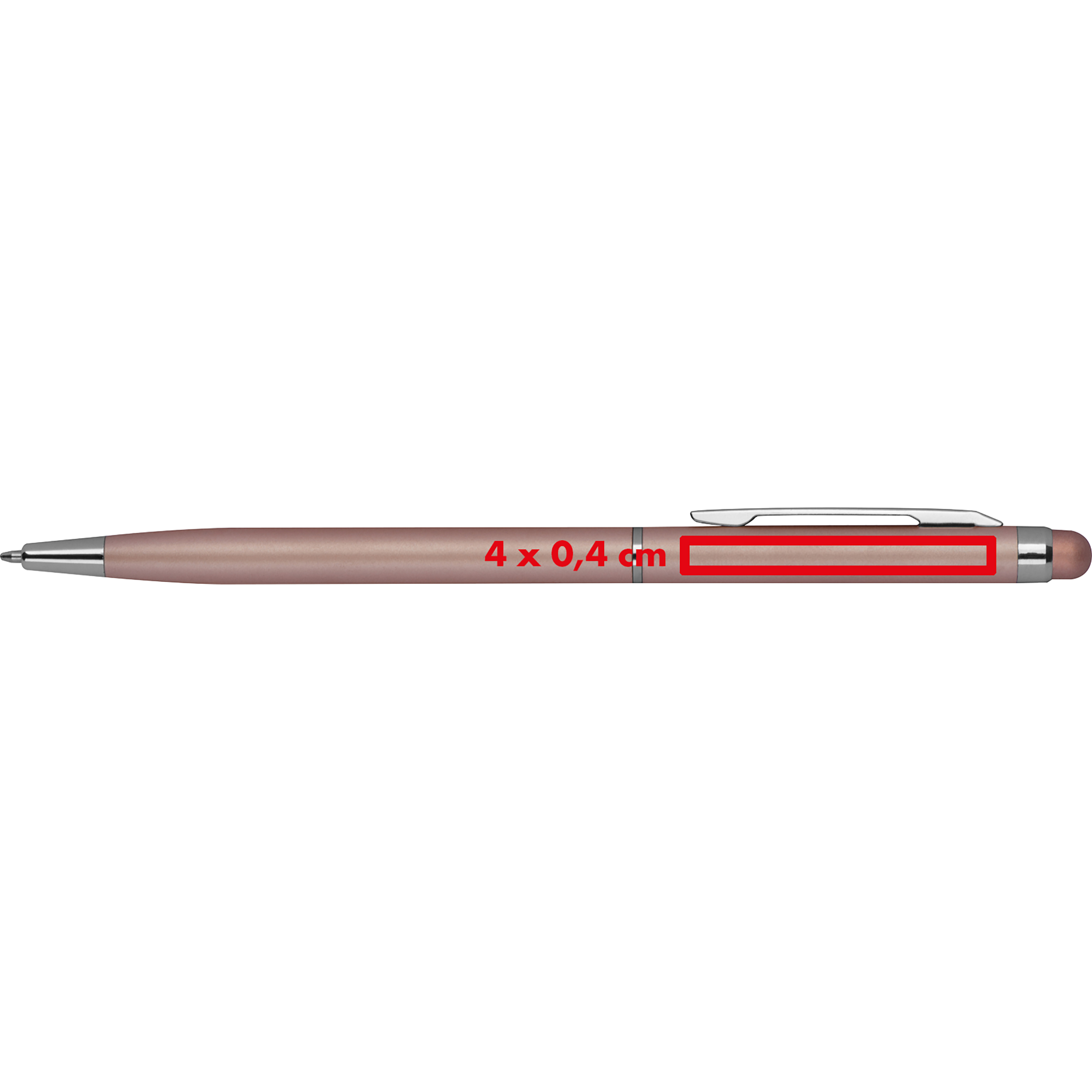 Vue 4 de Stylo en métal avec foncition PAD Catania