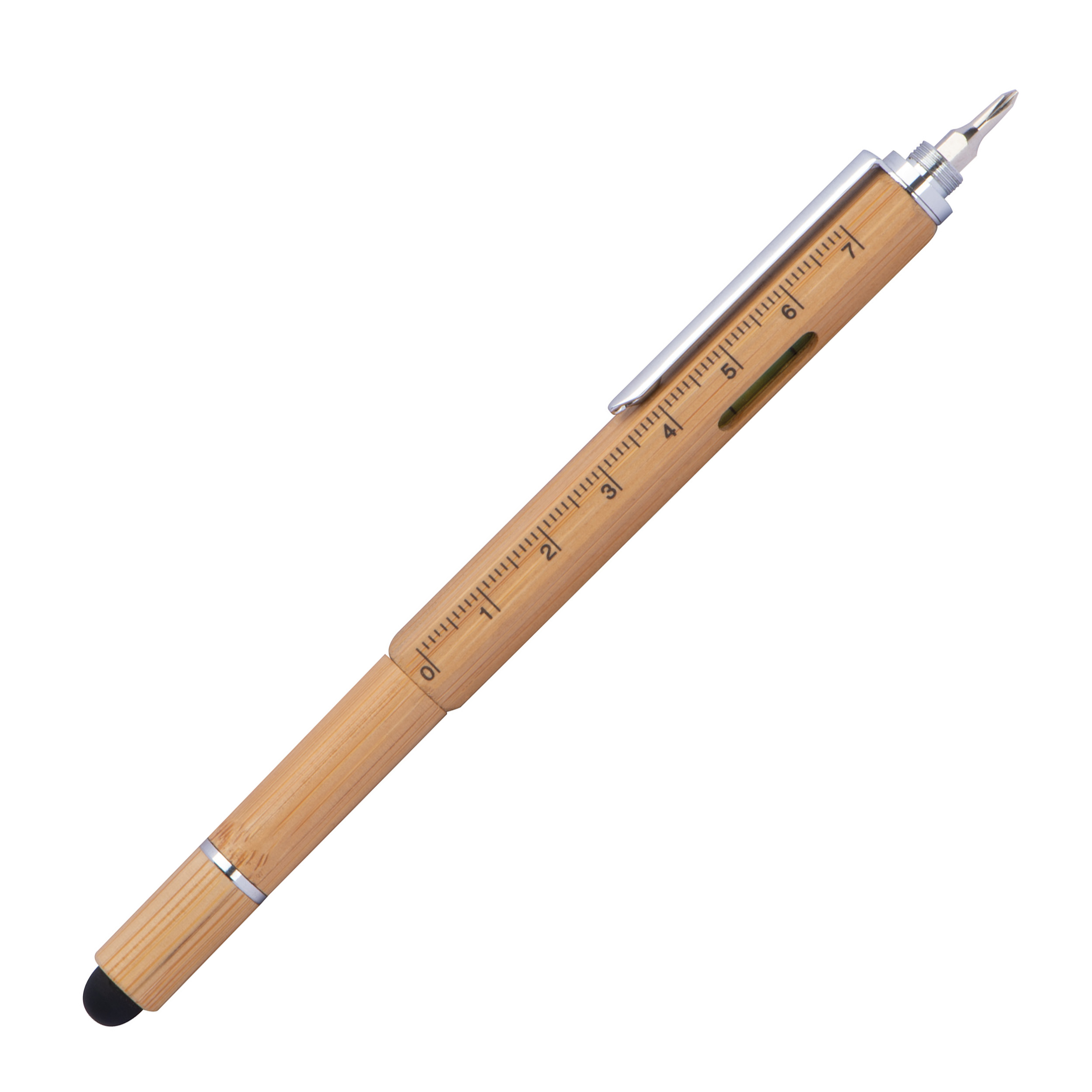 Vue 3 de Stylo multifonctionnel 6in1 Coimbra
