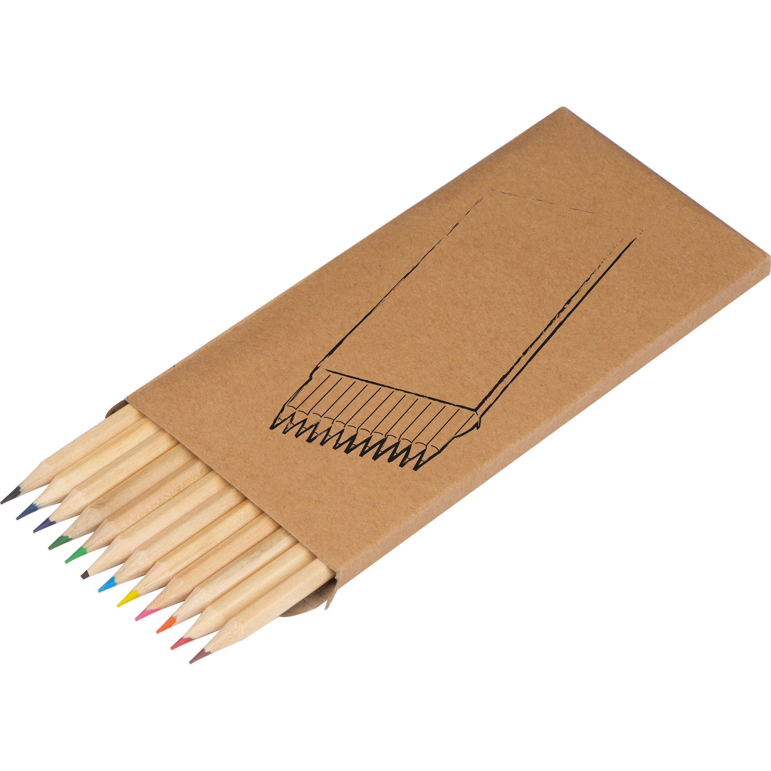 Set de 12 crayons artistiques Minorque
