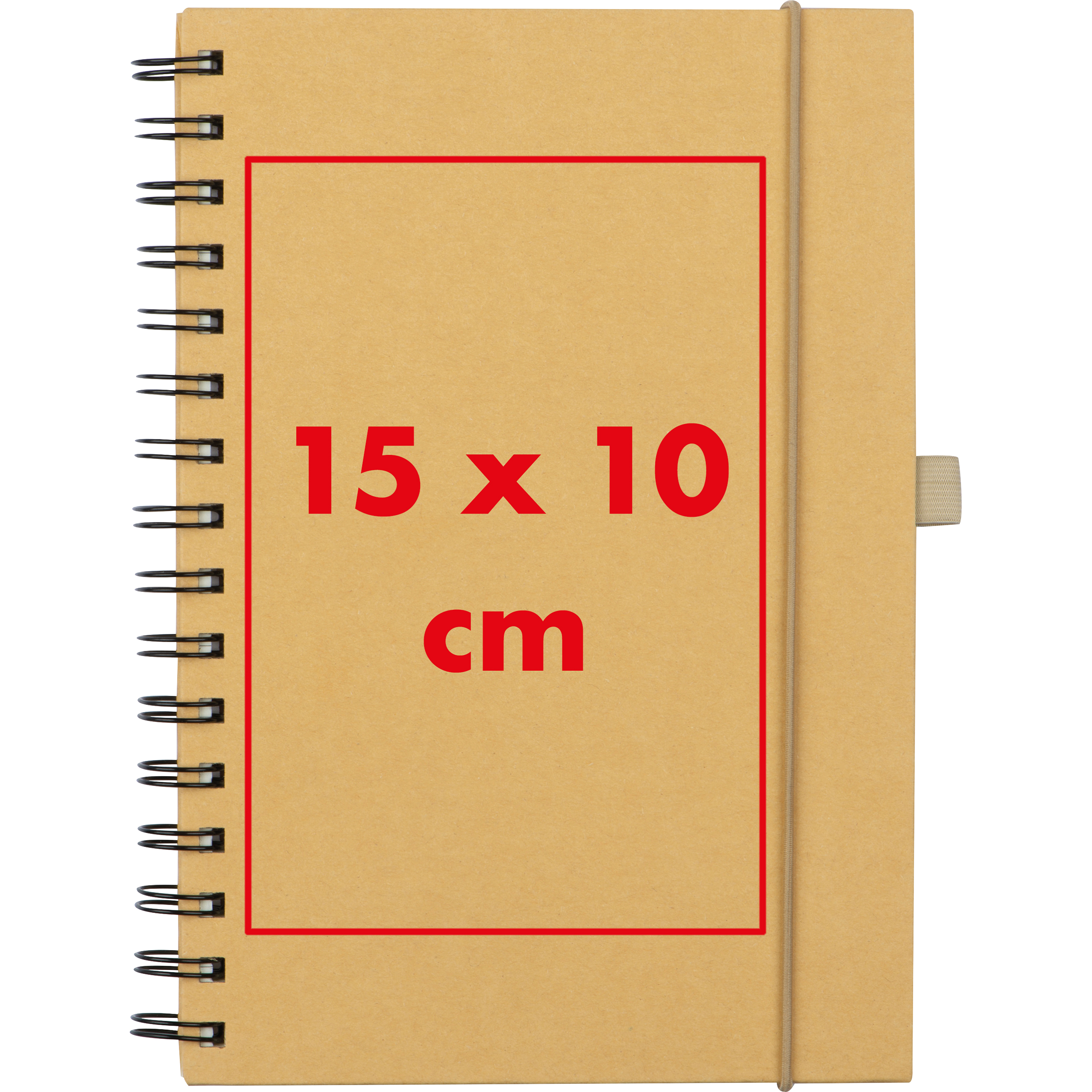 Vue 4 de Carnet de notes en carton Silkeborg