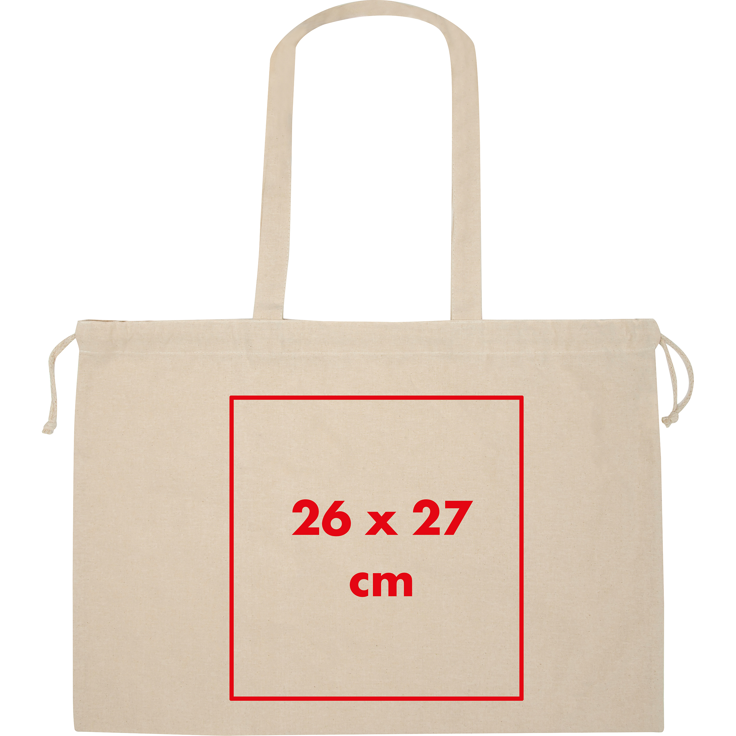 Vue 4 de Sac en coton bio avec fermeture Imola