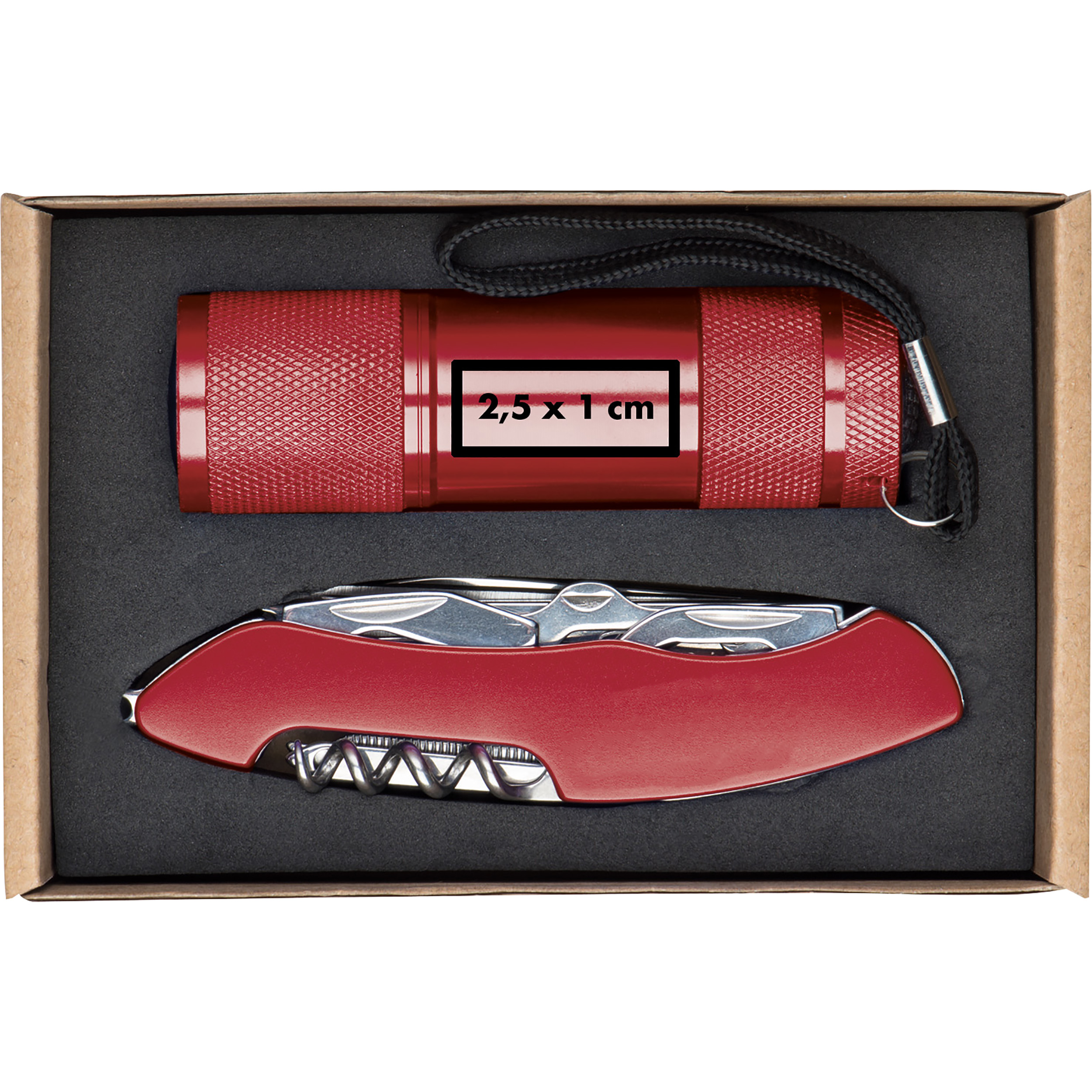 Vue 6 de Set de lampe de poche et canif Dover