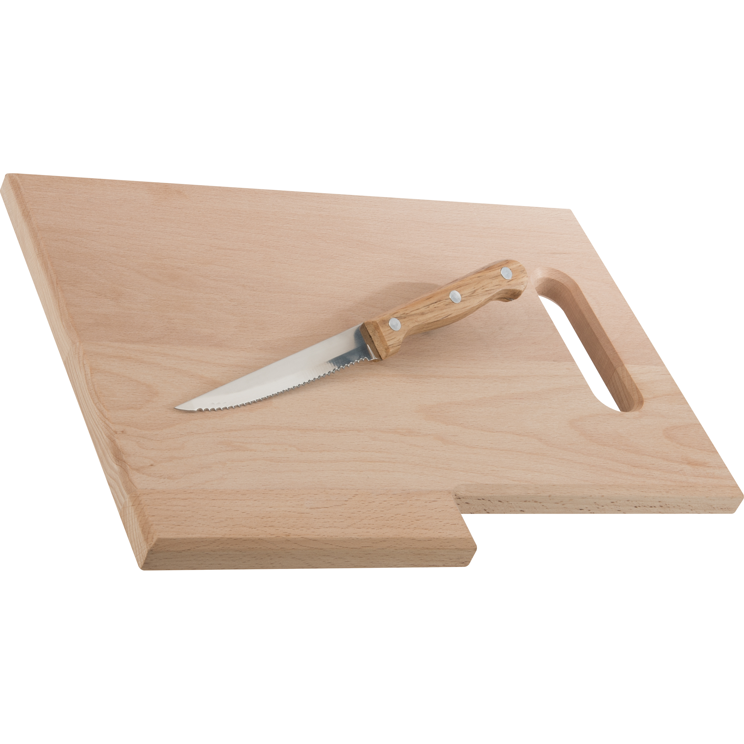 Planche en bois avec couteau Lizzano