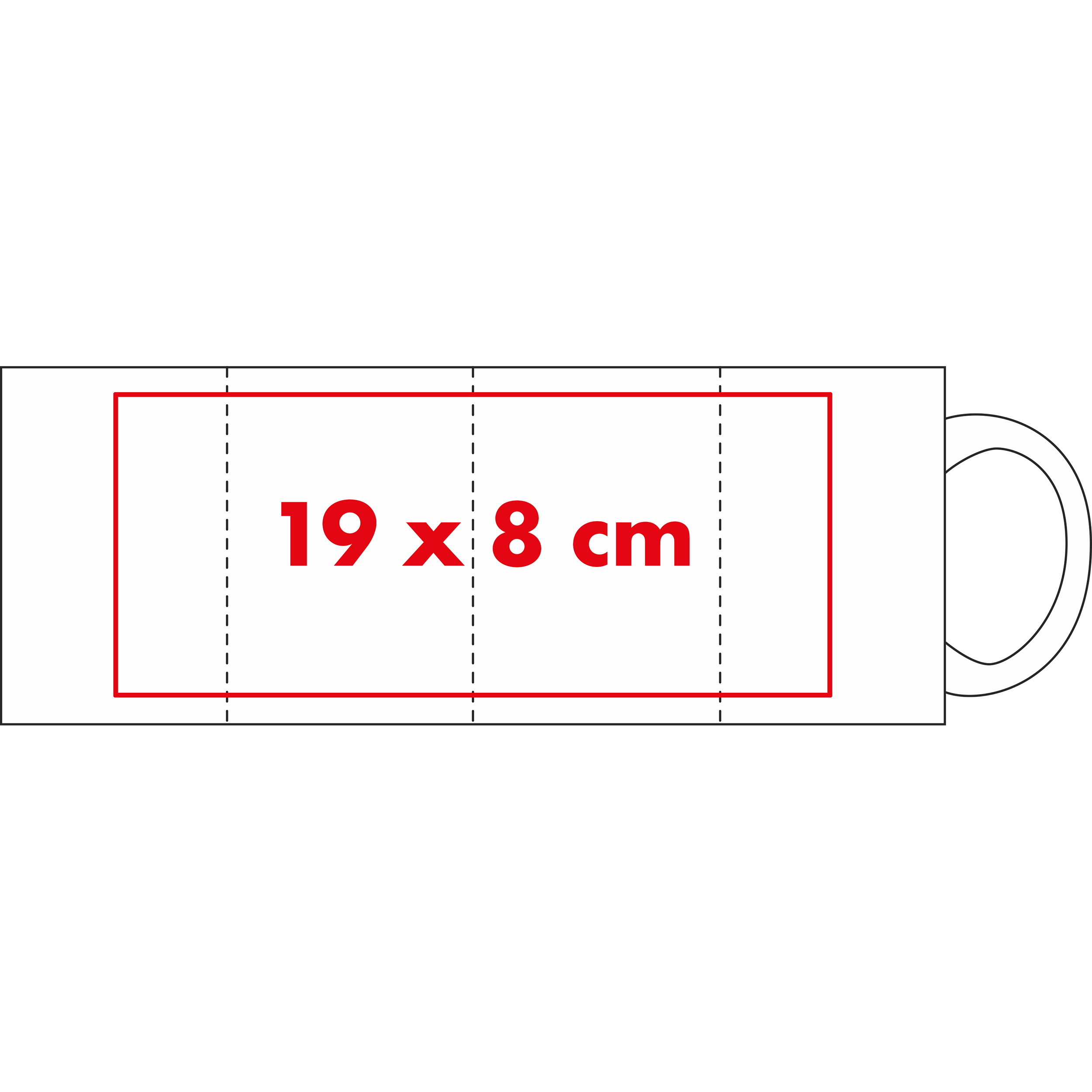 Vue 4 de Tasse sublimation colour-change Sirmione