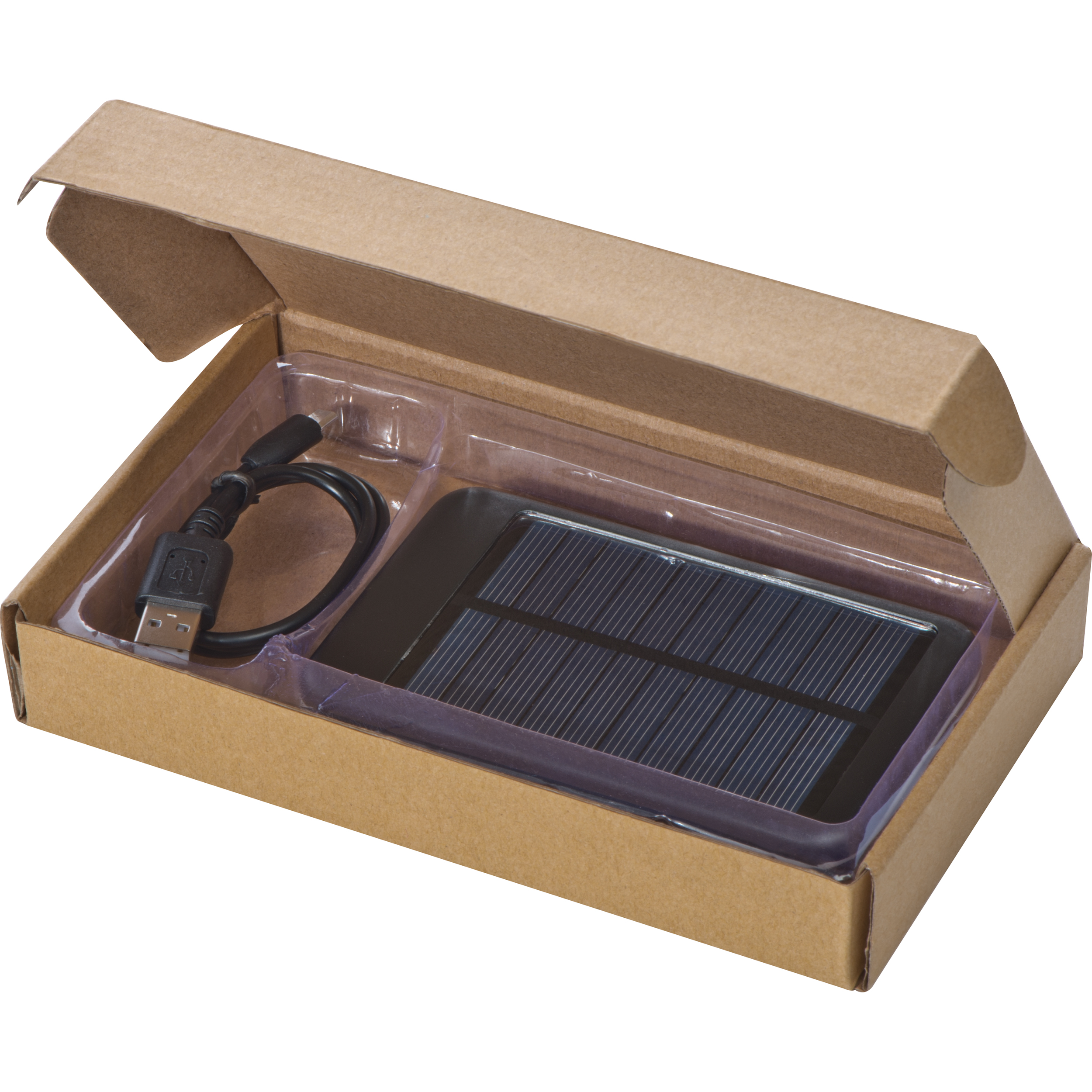 Vue 2 de Chargeur solaire en métal Philadelphia