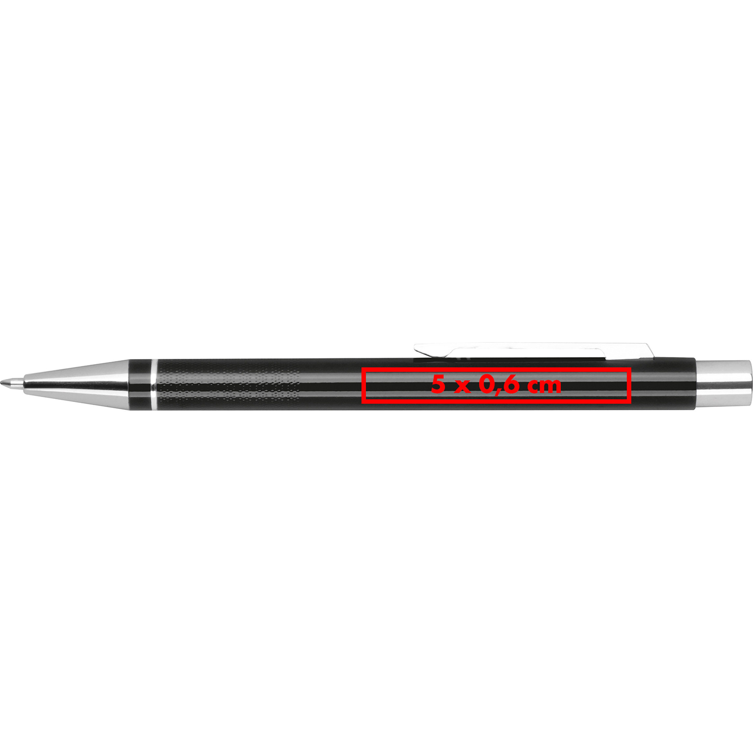 Vue 8 de Stylo bille métal Almeira