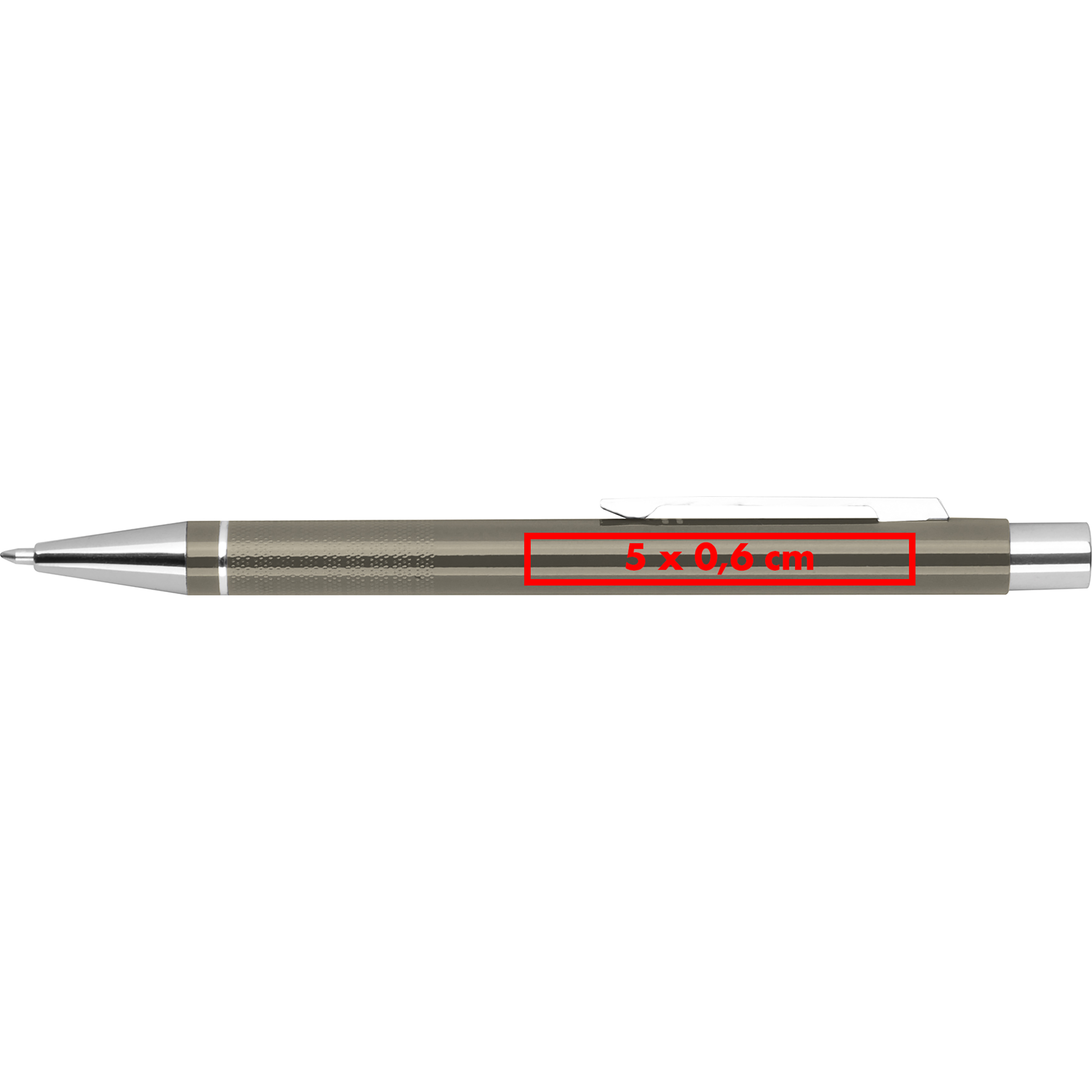 Vue 4 de Stylo bille métal Almeira