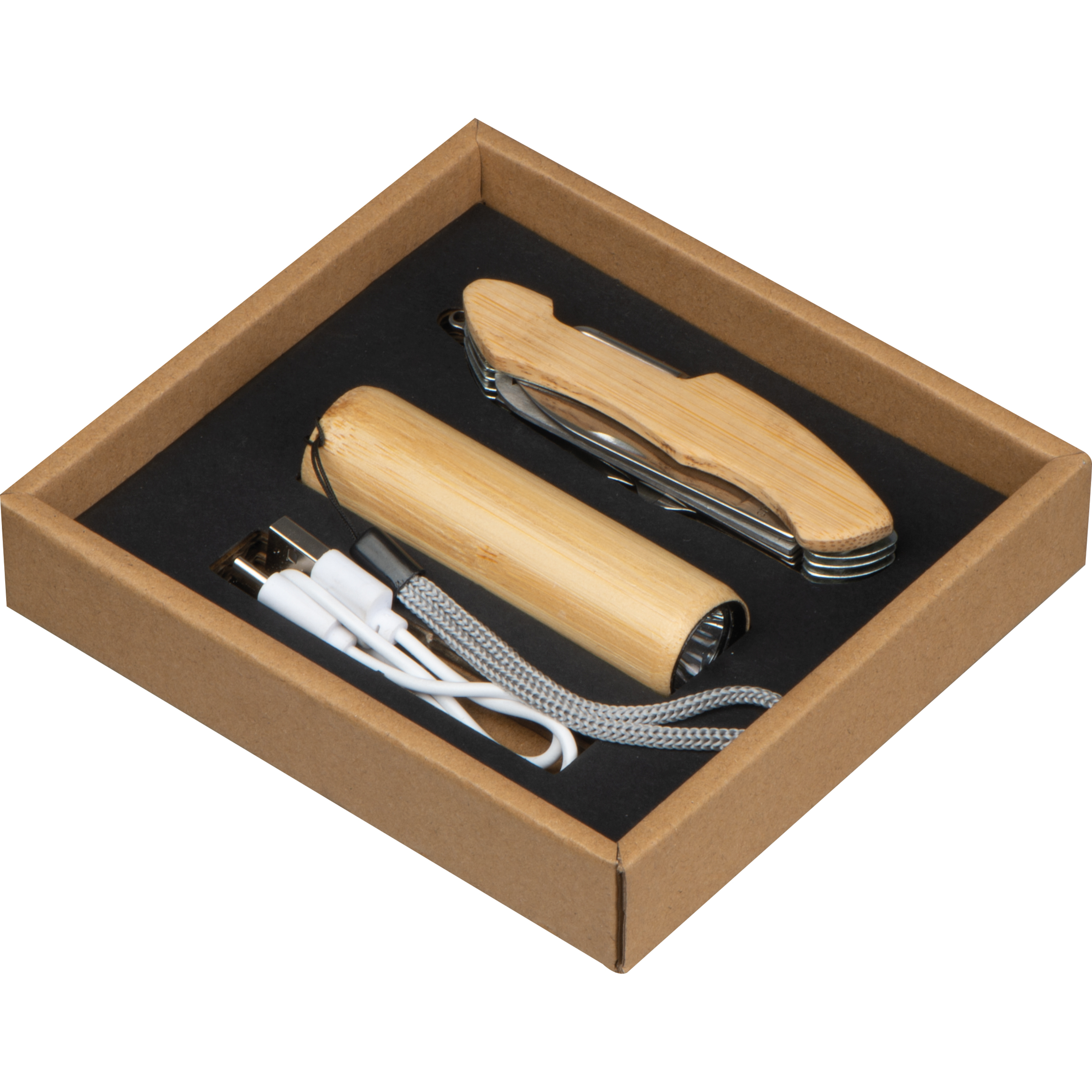 Vue 3 de Set lampe de poche/couteau Oldham
