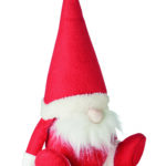 Décoration Lutin de Noël en feutre avec rembourrage en coton.