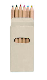 6 Crayons de couleur