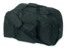 Sac de sport ou de voyage avec poche frontale. Bandoulière ajustable amovible. Polyester 600D.