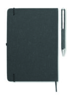 Carnet en cuir recyclé et stylo – Image 2