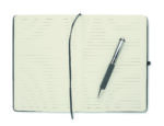 Carnet en cuir recyclé et stylo – Image 3