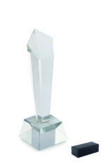 Prix en cristal dans un coffret